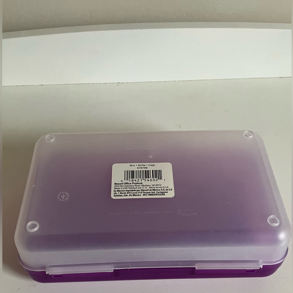 Vintage Purple Spacemaker Storage Box - Picture 4 of 4